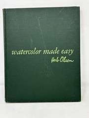 Watercolor Made Easy Vol. 1 by Herb Olsen HC no DJ 112 pages VTG