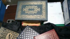 Collectible Beautiful Books Decor – Some Leather & Gilt – Very Good Condition