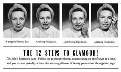 1940s Makeup Beauty Book / Westmore (Hairstyle Vintage)