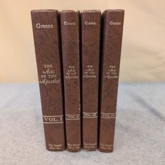 Oliver B Greene The Acts of the Apostles Volumes 1-4 Gospel Hour Commentary Set