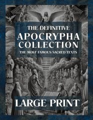 Apocrypha Complete LARGE PRINT: The Lost Sacred Texts Featuring Tobit, Judith