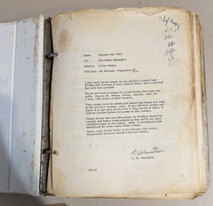 1960s Piccadilly Cafeteria Managers Correspondence from Owner T. H. Hamilton