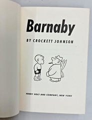 BARNABY by Crockett Johnson – 1943 Great Condition with DJ
