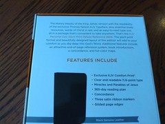 KJV Giant Print Personal Size Ref. Bible – $119.99 Retail -Black Genuine Leather