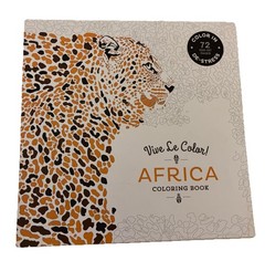 Vive Le Color! Africa (Adult Coloring Book): Color In; De-stress (72 Pages)