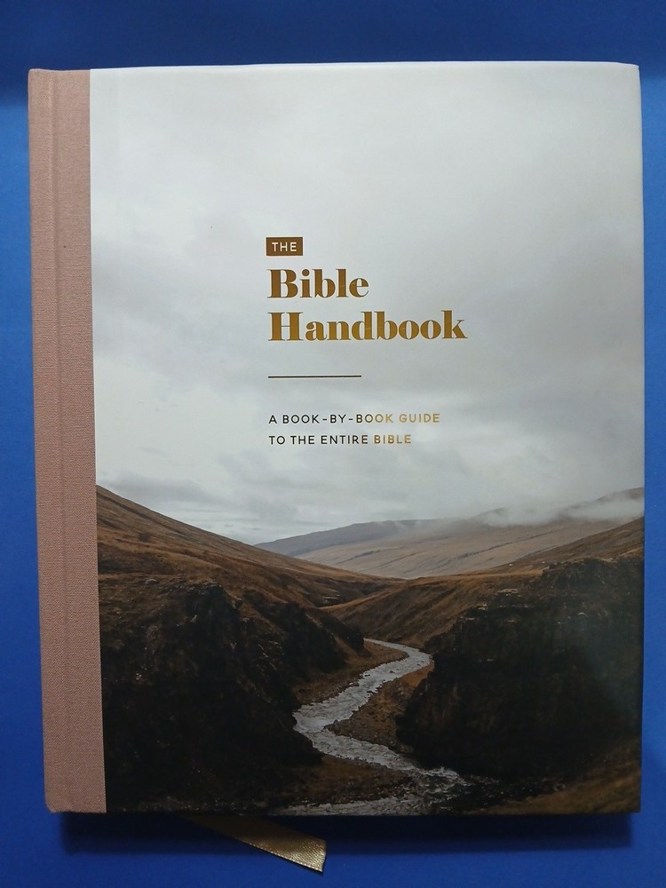 The Bible Handbook The Daily Grace Co. Hardcover Book Pink Gray