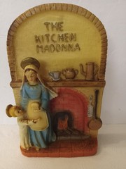 The Kitchen. Madona Display Resin Plake Figurine Unbranded.