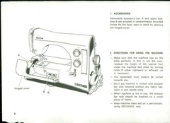 NECCHI Silvia Multimatic 584 Maximatic 586 Instruction Manual – WIRE BINDER