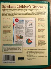 SCHOLASTIC CHILDREN’S DICTIONARY 1996 HARDCOVER 648 PAGES