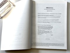 DRACULA: Universal Filmscript Series: First Edition Softbound Book 1990 #13