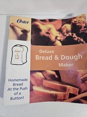 VTG Oster Deluxe Bread Dough Maker Manual + Recipes – BOOK ONLY – 72 Pages