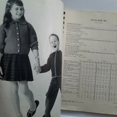Patterns 1962 Bernat Handicrafter Classics for Girls and Boys Book 103 72 pages