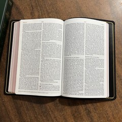 NASB Large Print Thinline Bible – NASB 2020 – Black Goatskin Genuine Leather