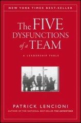 The Five Dysfunctions of a Team: A Leadership Fable – Hardcover – VERY GOOD
