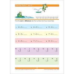 School Zone Addition & Subtraction Workbook: 64 Pages, 1st Grade, Multicolor