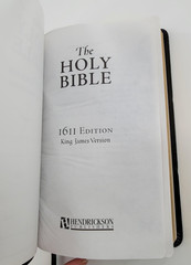 King James 1611 Edition Bible Genuine leather 400th Anniversary