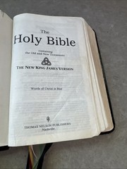 NKJV Pocket Companion Bible by Thomas Nelson #1496S Red Letters Worn Leather