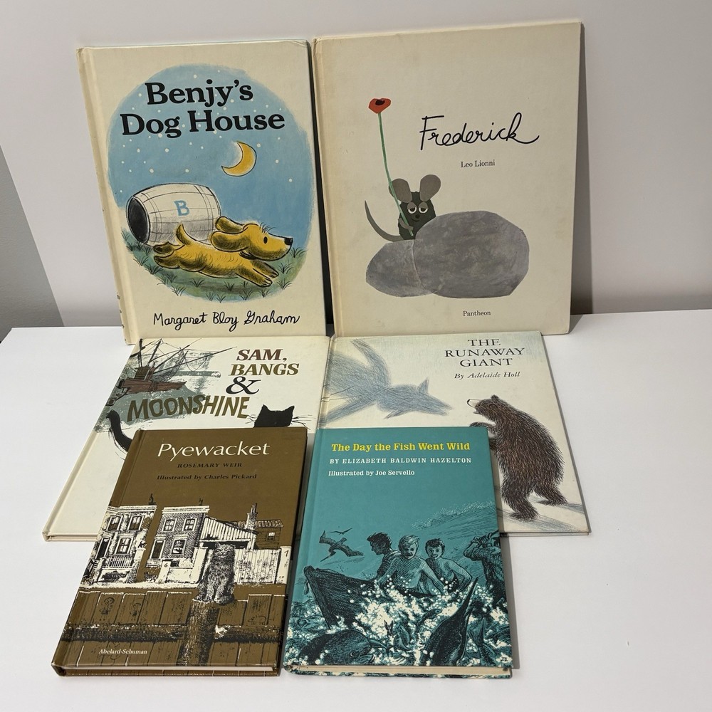 Lot of 6 Vintage Weekly Reader Children’s Book Club Picture Books 1960s