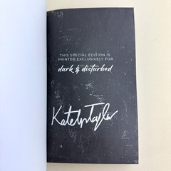 Gratify Katelyn Taylor Dark & Disturbed Special Edition Hardcover Digital Edges