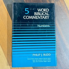 NUMBERS, Philip J. Budd, Vol. 5, Word Biblical Commentary, 1984, Hardcover