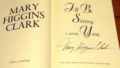 1993 I’ll Be Seeing You“ SIGNED COPY by Mary Higgins Clark H/C D/J 317 Pages
