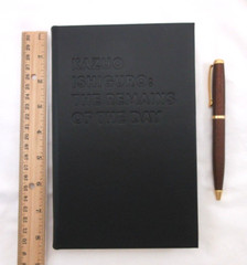 The Remains of the Day Kazuo Ishiguro Leather Bound Hardcover Black