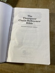 Rare 2016 Kirkbride Thompson Chain-Reference Bible ESV Black Genuine Leather USA