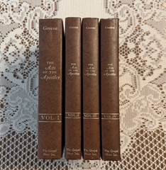 The Acts of the Apostles by Oliver B Greene COMPLETE Set Vol. 1-4 Gospel Hour HC