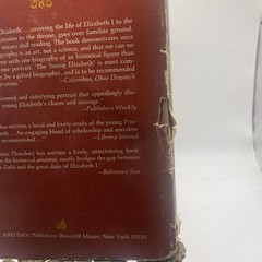 Vintage 1973 Danger To Elizabeth Alison Plowden Stein & Day Red HC DJ History