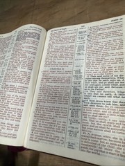 KJV LARGE PRINT Rhema Study Bible; Red GENUINE LEATHER Red Letter; Kenneth Hagin