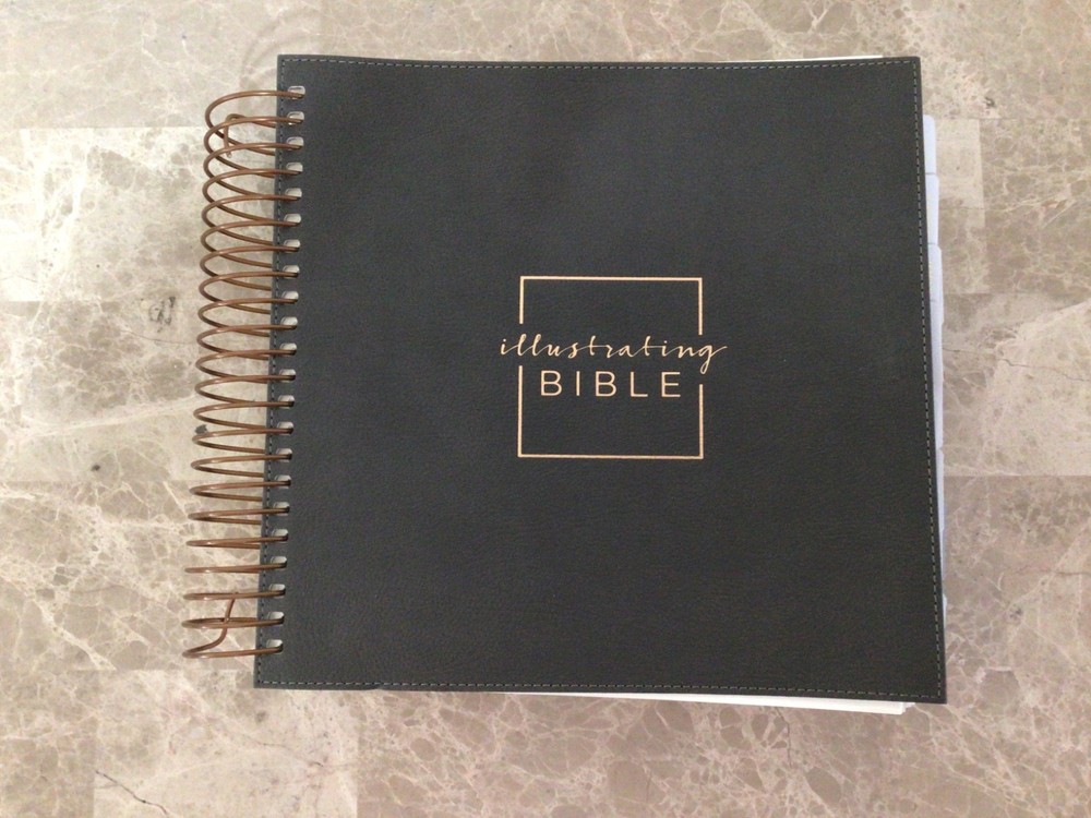 New International Version Illustrating Bible by DaySpring 2020 Leather Spiral