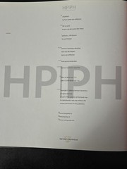 RARE Signed HP|PH A Book Like A Rockalbum! By Hans-Peter van Velthoven 830/1000