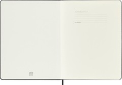 Moleskine Classic Notebook, Hard Cover, 7.5 in. x 9.5 in. Ruled/Lined, 192 Pages