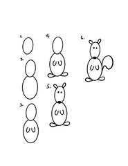 How to Draw for Kids ages 4-8 Simple Step by Step How to Draw Animals