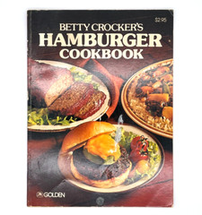 Betty Crocker Hamburger Cookbook Vintage 1977-72 pages Golden- See Video