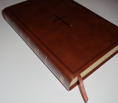KJV Bible, Large Super Giant Print 16-Pt, Brown Leather-Touch King James Version