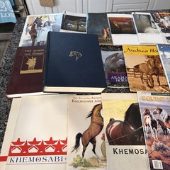 Lot Of Horse Books, Magazines Arabian Horses