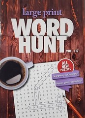 PAPP Large Print Word Hunt Puzzle Books, Largest Selection of Volumes, You Pick!