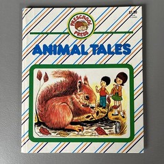 Vintage Preschool Press Hardcover „Animal Tales“, Good Condition
