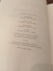 3 Volume Set | Strangers & Brothers | C.P. Snow | Omnibus Trilogy | 1972 | HCDJ