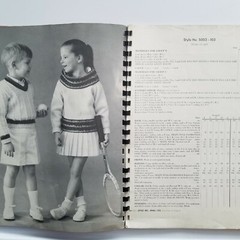 Patterns 1962 Bernat Handicrafter Classics for Girls and Boys Book 103 72 pages
