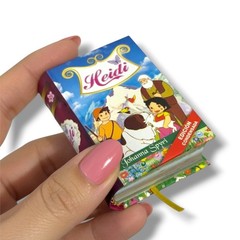 new 2023 Heidi Illustrated by Johanna Spyri mini book in Spanish hardcover 440 p