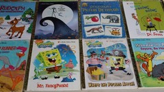 Lot of 15 Vintage Little Golden Books Miniatures Toy story Thomas the tra