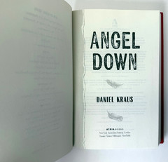 Angel Down (Pulitzer) Daniel Kraus 2025 1st edition 1st printing in Mylar, New