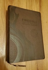 FIRE BIBLE New Living Translation Chi Alpha Edition Leather Soft Cover
