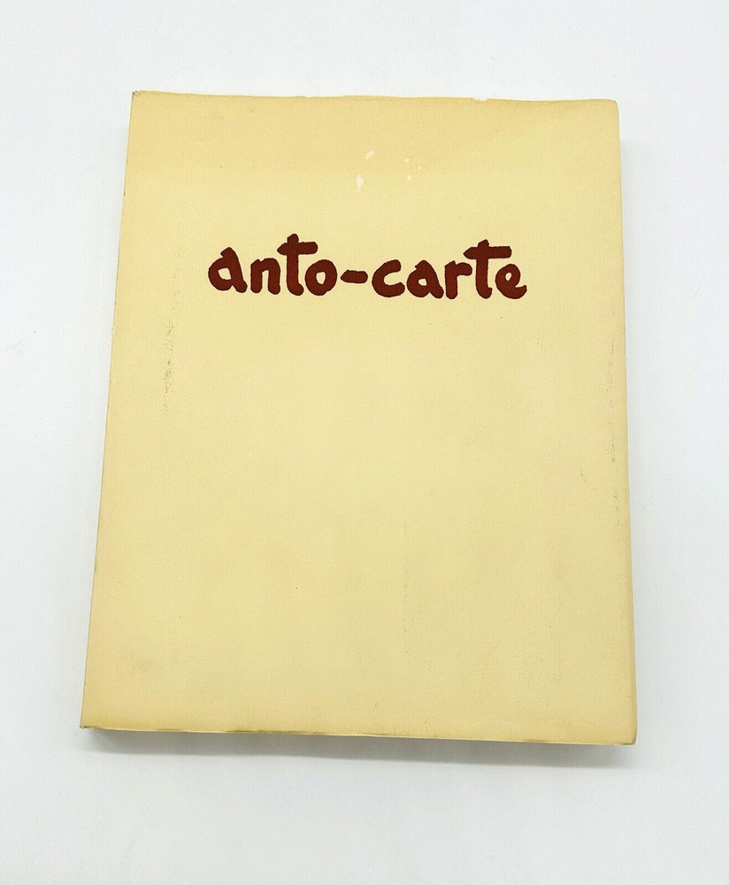 Anto-Carte Book By Albert Guislain 1949 Editions Leon Eeckman Bruxelles 72 pages