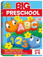 School Zone Big Preschool Workbook: 320 Pages, Toddler, Pre-K, ABCs, Alphabe…