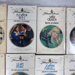 Lot of 20 Harlequin Presents Romance Paperback Books Vintage 1496