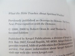 What The Bible Teaches About SPIRITUAL WARFARE by Robert Dean Jr. and Thomas Ice