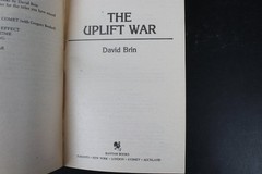 The Uplift War David Brin 1987 First Printing Science Fiction Bantam Spectra PB